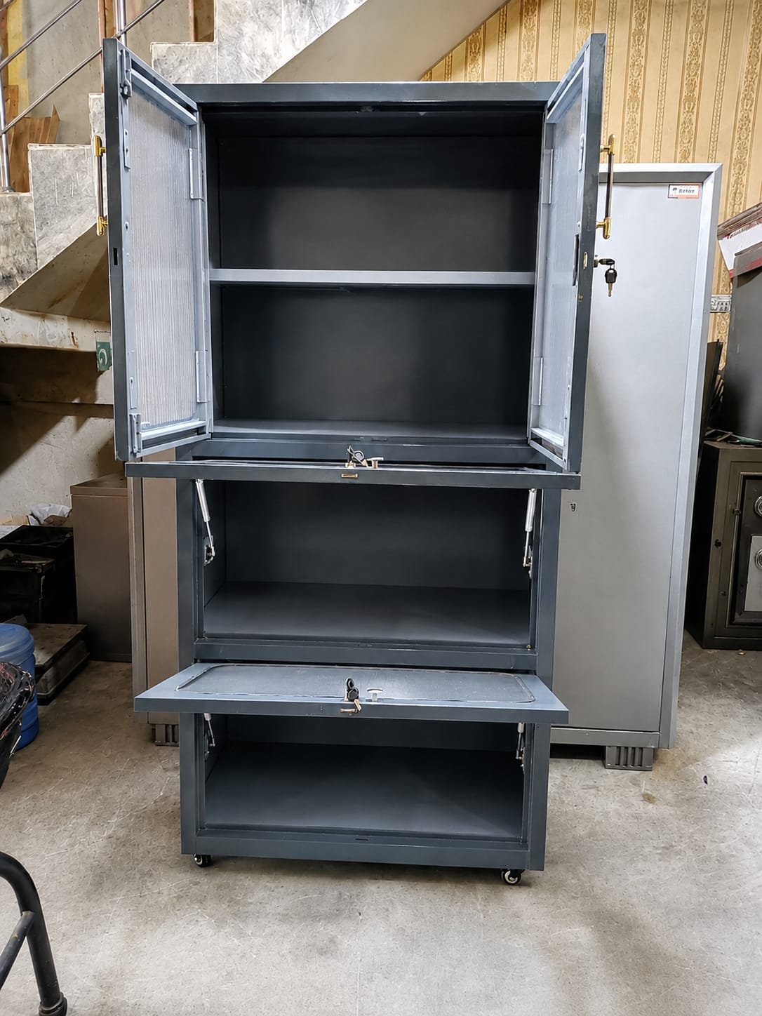 Industrial Heavy-Gauge Steel Vault